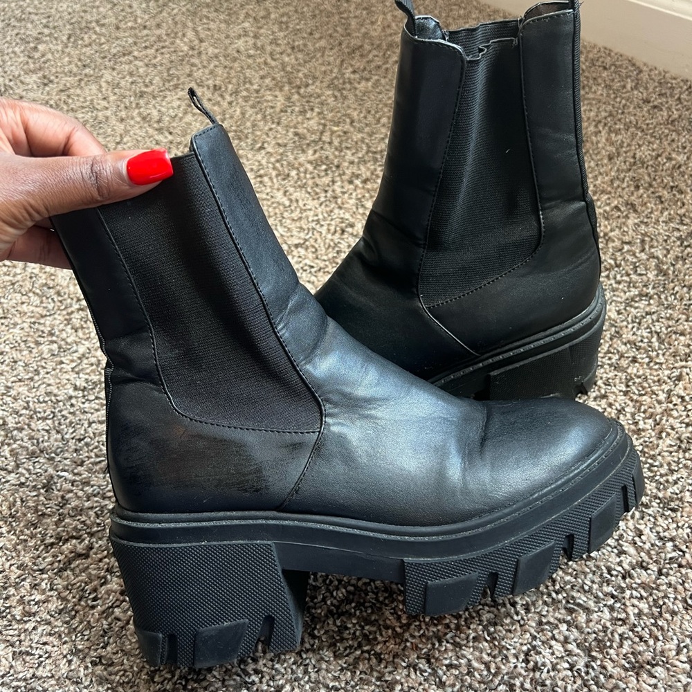Chunky Platform Ankle Boots